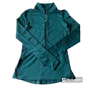 NIKE PRO Half Zip Pullover Dri-Fit Teal with Black Accents Womens Size Small
